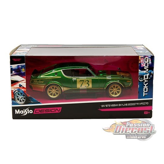 1973 Nissan Skyline 2000GT-R (KPGC110) Green - Tokyo Mod - Maisto 1/24 -  32539 GRN - Passion Diecast