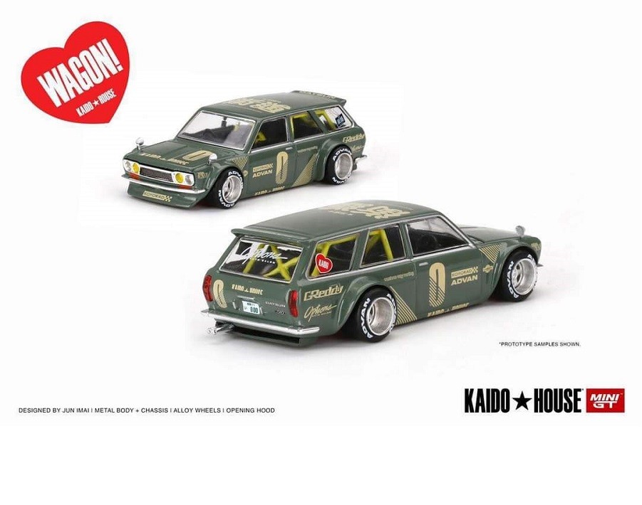 KAIDO HOUSE 510 Wagon miniGT BLKLTD - ミニカー