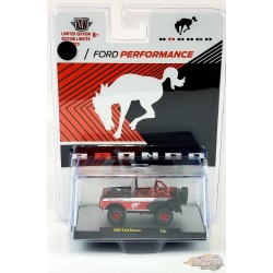 1966 Ford Bronco Truck  Red And Black - CHASE CAR - M2 Machine Hobby Exclusive 1:64 - 31500-HS21GR