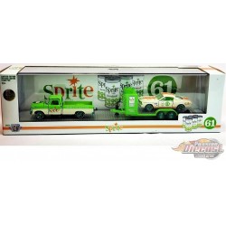 Sprite - 1967 Ford F-100 Custom Cab Truck and 1965 Shelby GT 350R - CHASE CAR - M2 1/64 - 56000-TW06 BGR