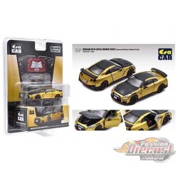 Nissan GT-R (R35) Nismo 2022 Special Edition Metal Gold  - Era Car  1/64 - USA Exclusives - NS21GTRSP62  - Passion Diecast 