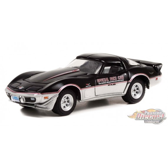 62nd Annual Indianapolis 500 Mile Official Pace Car - 1978 Chevrolet  Corvette - Hobby Exclusive - 1/64 Greenlight - 30347