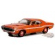 1970 Dodge Challenger R/T in Go Mango with White Stripes and Dog Dish Wheels - 1/18  Greenlight - 13630