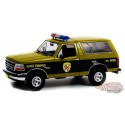 Maryland State Police State Trooper - 1996 Ford Bronco Bloodhound Search Team K-9 Patrol Vehicle - 1/18  Greenlight - 19113