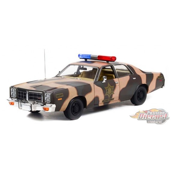 Hazzard County Camouflage Sheriff - 1978 Dodge Monaco - 1/18  Greenlight - 19117