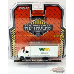 CHASE CAR 2013  International Durastar - Camion Cube Waste Management  - H.D. Trucks Series 21- Greenlight 1/64 - 33210 AGR