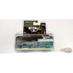 CHASE CAR 1987 Chevrolet M1008 NY Communications  et remorque de Communications - Hitch & Tow 22 - 1/64 Greenlight - 32220 CGR