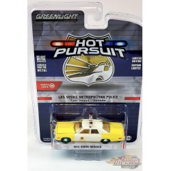 CHASE CAR 1974 Dodge Monaco Las Vegas Metropolitan Police Department - Hot Pursuit Series 38 - 1-64 Greenlight - 42960 AGR