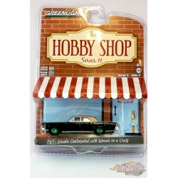 CHASE CAR 1965 Lincoln Continental Convertible - Spanish Moss - The Hobby Shop Series 11 - 1/64 Greenlight - 97110 BGR