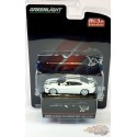 CHASE CAR 2018 Dodge Charger SRT Hellcat Limited White / Black Racing Stripes - Mijo Exclusive- Greenlight 1/64 - 51425GR