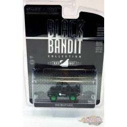 CHASE CAR 1942 Willys MB Jeep - Black Bandit Series 25 - 1/64 Greenlight - 28070 AGR