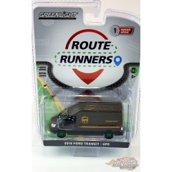 CHASE CAR 2018 Ram ProMaster 2500 Cargo - United Parcel Service (UPS) - Route Runners Series 2  Greenlight 1-64  - 53020 DGR