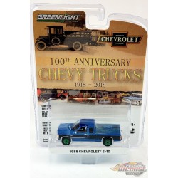 CHASE CAR 1988 Chevrolet S-10 Extended - 100e anniversaire Chevy - Anniversary Collection 13 - 1/64 Greenlight - 28080 BGR