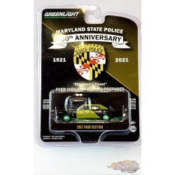 CHASE CAR 1967 Ford Custom - Maryland State Police 100th Anniversary- Anniversary Collection 13 - 1/64 Greenlight - 28080 AGR
