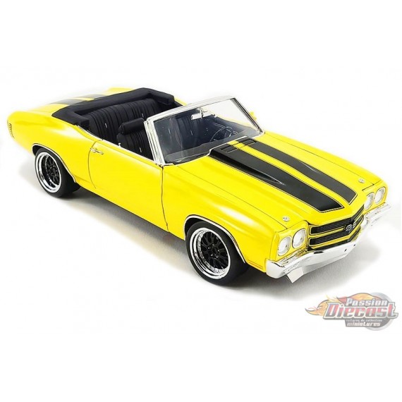 1970 CHEVROLET CHEVELLE SS CONVERTIBLE RESTOMOD , ACME 1/18 - A1805519 -  Passion Diecast