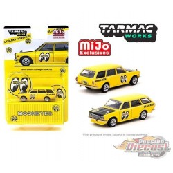 Datsun Bluebird 510 Wagon Mooneyes Special Limited Edition - Tarmac Works - 1/64 - T64G-026-ME2 - Passion Diecast 