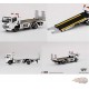 Mini GT - 1:64 - Isuzu N-Series Véhicules Transport de Voitures à Plat LBWK Blanc - Mijo Exclusives USA - MGT00356 R - Diecast 
