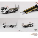 (Web Only) Mini GT - 1:64 - Isuzu N-Series Véhicules T port de Voitures à Plat LBWK Blanc - Mijo Exclusives USA - MGT00356 R