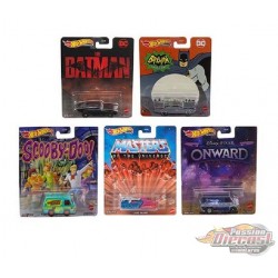 Hot Wheels 1:64 Retro Entertainment 2021 G Case Favorite Ensemble de 5 Voitures - DMC55-957G - Passion Diecast