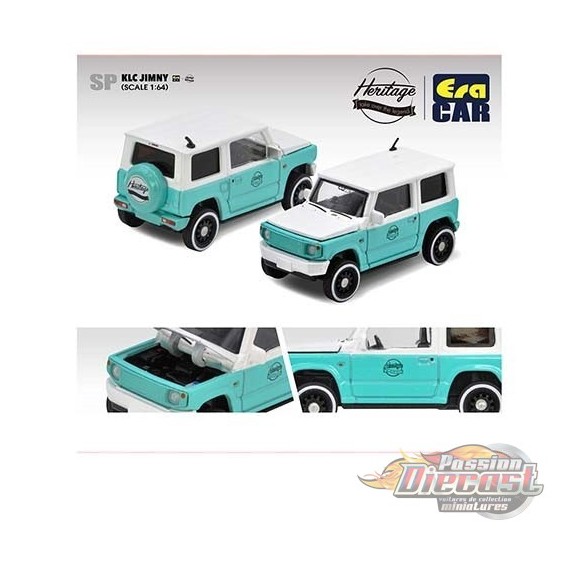 KLC Jimny Heritage bleu - Era Car - 1/64 - USA Exclusives - SU21JSSP64 - Passion Diecast 