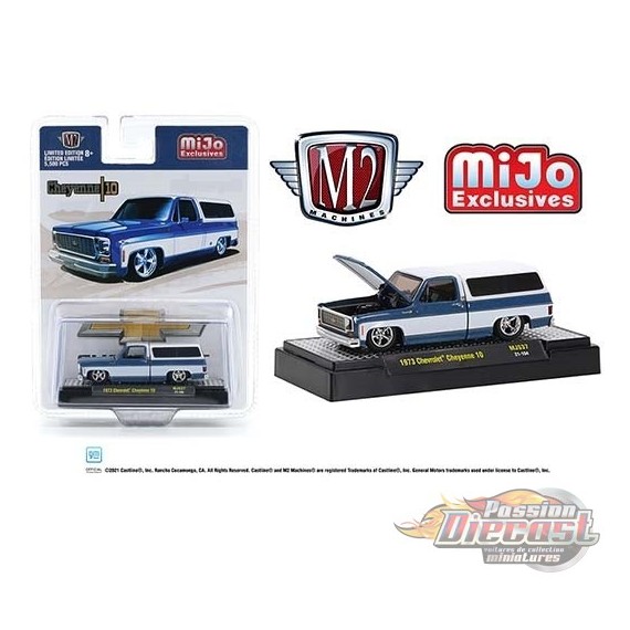1973 Chevrolet Cheyenne 10 With Camper Shell Limited Edition - M2 Machine - MiJo Exclusives - 1:64 - 31500-MJS37