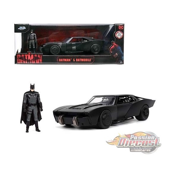 The Batman Batmobile & Avec Figurine Batman - Hollywood Rides 2022 - Jada 1/24 - 32731 -  Passion Diecast