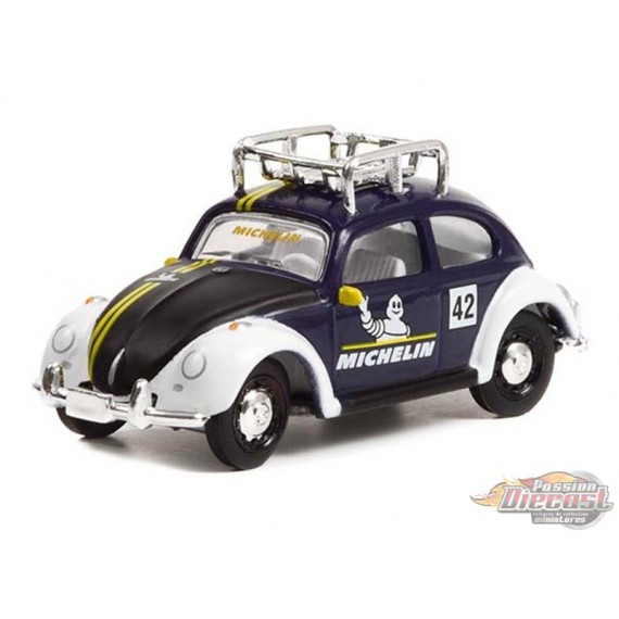 Michelin Tires - Volkswagen Beetle with Roof Rack - Club Vee-Dub Series 14 - 1/64 Greenlight - 36050 E