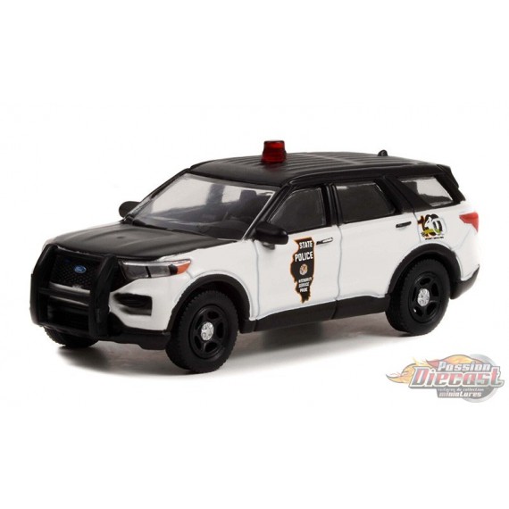 2022 Ford Police Interceptor Utility - Anniversary Collection Series 14 - 1/64 Greenlight - 28100 F Passion Diecast 