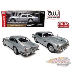 James Bond 007 "No Time To Die" Aston Martin DB5 Damaged Bullet Holes - Auto World - 1/18 - CP7840