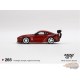 Mini GT - 1:64 - HKS Toyota GR Supra Renaissance Rouge - Mijo Exclusives USA - MGT00265 Passion Diecast