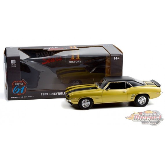 1969 Chevrolet Camaro Z/28 Pawn Stars (Serie télé-2009)- HWY 61-1/18 - 18032 - Passion Diecast
