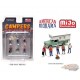 Mijo Exclusive - Campers - set Figurine 6 pieces Diecast  -  American Diorama 1-64 - 76489MJ - Passion Diecast