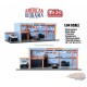 Mijo Exclusive - Garage Diorama avec autocollants Auto World GULF inclus - American Diorama 1-64 - AD-76531