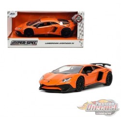 Lamborghini Aventador SV (Orange) "Hyper-Spec" - Jada 1/24 - 32950 - Passion Diecast 