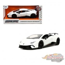 Lamborghini Huracan Performante (White) "Hyper-Spec" - Jada 1/24 - 32722 - Passion Diecast 