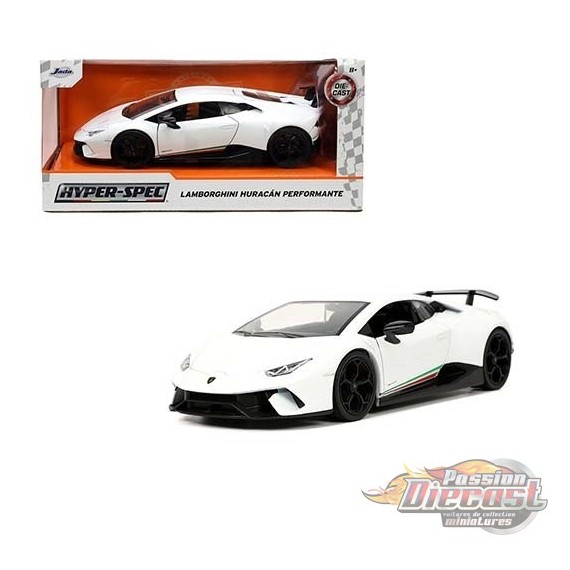 Lamborghini Huracan Performante White Hyper Spec Jada 1 24 32722 Passion Diecast