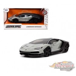 Lamborghini Centenario (Grey/Black) "Hyper-Spec" - Jada 1/24 - 32951 - Passion Diecast 