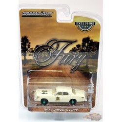 CHASE CAR Riverton Sheriff No.34 - 1977 Plymouth Fury - Hobby Exclusive - 1/64 Greenlight - 30316GR