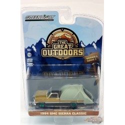 CHASE CAR 1984 GMC Sierra Classic avec tente de lit - The Great Outdoors Series 1 - Greenlight 1-64 - 38010 CGR