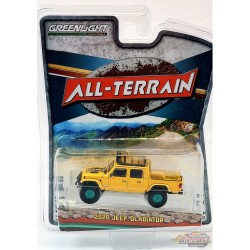 CHASE CAR 2020 Jeep Gladiator avec pièces hors route - All-Terrain  Series 12 - 1/64 Greenlight - 35210 DGR