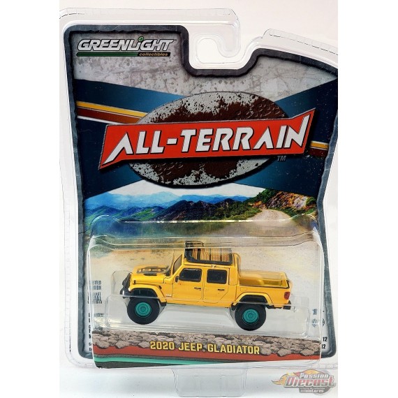 CHASE CAR 2020 Jeep Gladiator avec pièces hors route - All-Terrain  Series 12 - 1/64 Greenlight - 35210 DGR