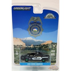 CHASE CAR Colorado Springs, Colorado Police Department - 2021 Dodge Charger - Hobby Exclusive - 1/64 Greenlight - 30314GR