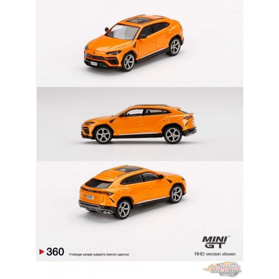 Mini GT - 1:64 -  Lamborghini Urus Arancio Borealis - Mijo Exclusives USA - MGT00360