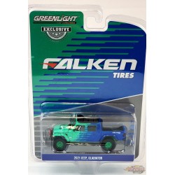CHASE CAR 2021 Jeep Gladiator w/Off-Road Parts - Falken Tires - Hobby Exclusive - 1/64 Greenlight -30298GR