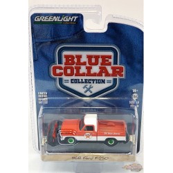 CHASE CAR 1968 Ford F-250 chasse-neige - Service Texaco - Blue Collar Collection 9 - Greenlight 1/64 - 35200 AGR