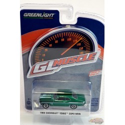 CHASE CAR 1969 Chevrolet Yenko COPO Nova in Tuxedo Black - Greenlight 1/64  13290 AGR