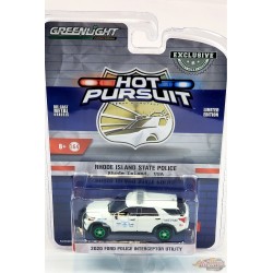 CHASE CAR 2020 Ford Police Interceptor Utility - Rhode Island State Police - Hobby Exclusive - 1/64 Greenlight - 30295GR