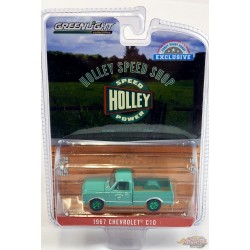 CHASE CAR Holley Speed Shop - 1967 Chevrolet C-10 Short Bed - Hobby Exclusive - 1/64 Greenlight - 30307GR