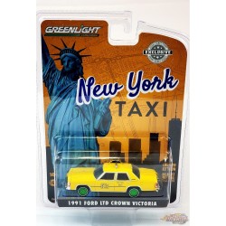 CHASE CAR NYC Taxi - 1991 Ford LTD Crown Victoria Hobby Exclusive - 1/64 Greenlight - GL-30290GR