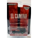 CHASE CAR 1981 Chevrolet El Camino with Camper Shell in Black with Red Stripes - Hobby Exclusive - 1/64 Greenlight - 30310GR